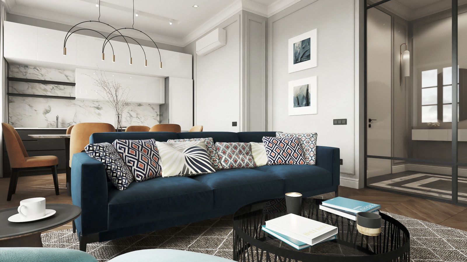 Дизайн элитной квартиры в центре Казани