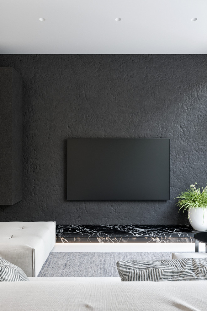 Белая квартира (гостиная)