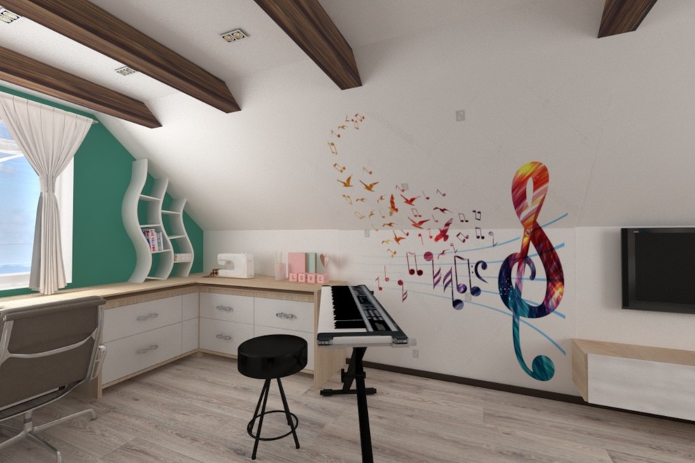 Обложка проекта: Дизайн коттеджа (фрагменты интерьеров)