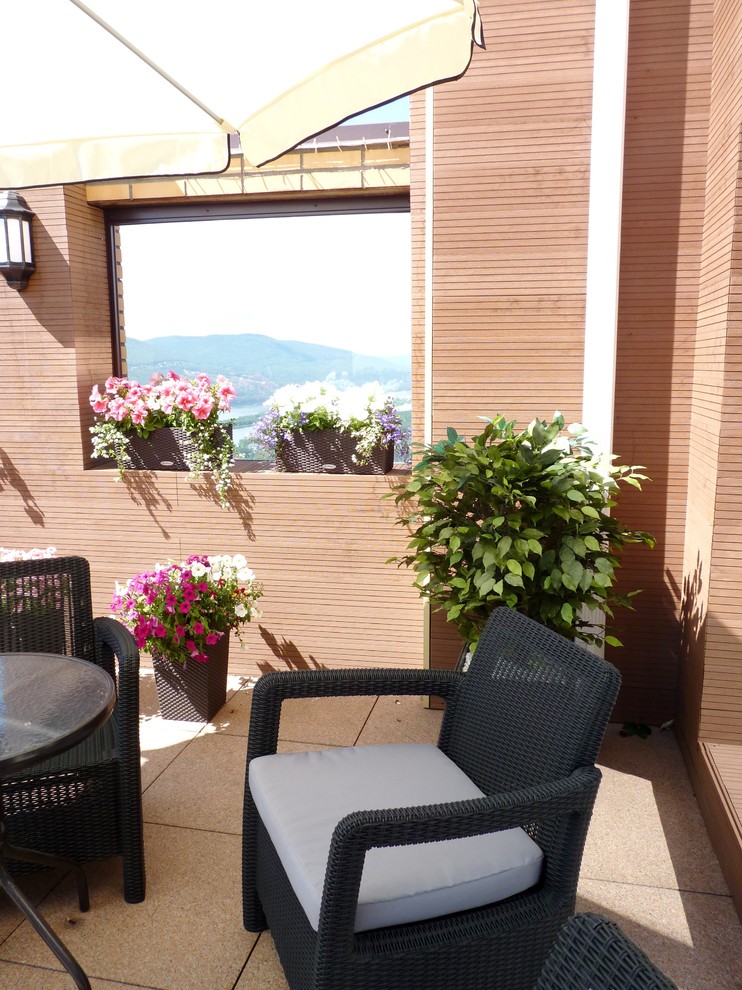 Терраса со средиземноморским характером