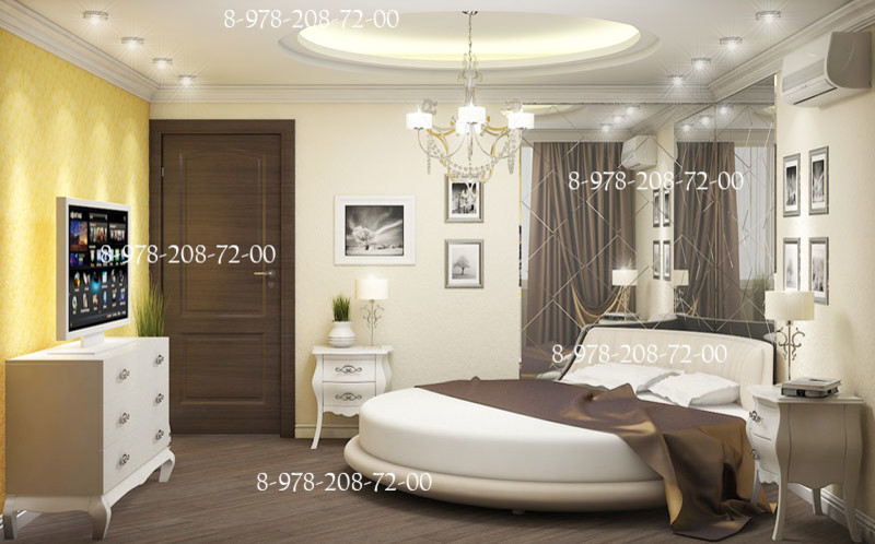 Спальня - Круглая кровать