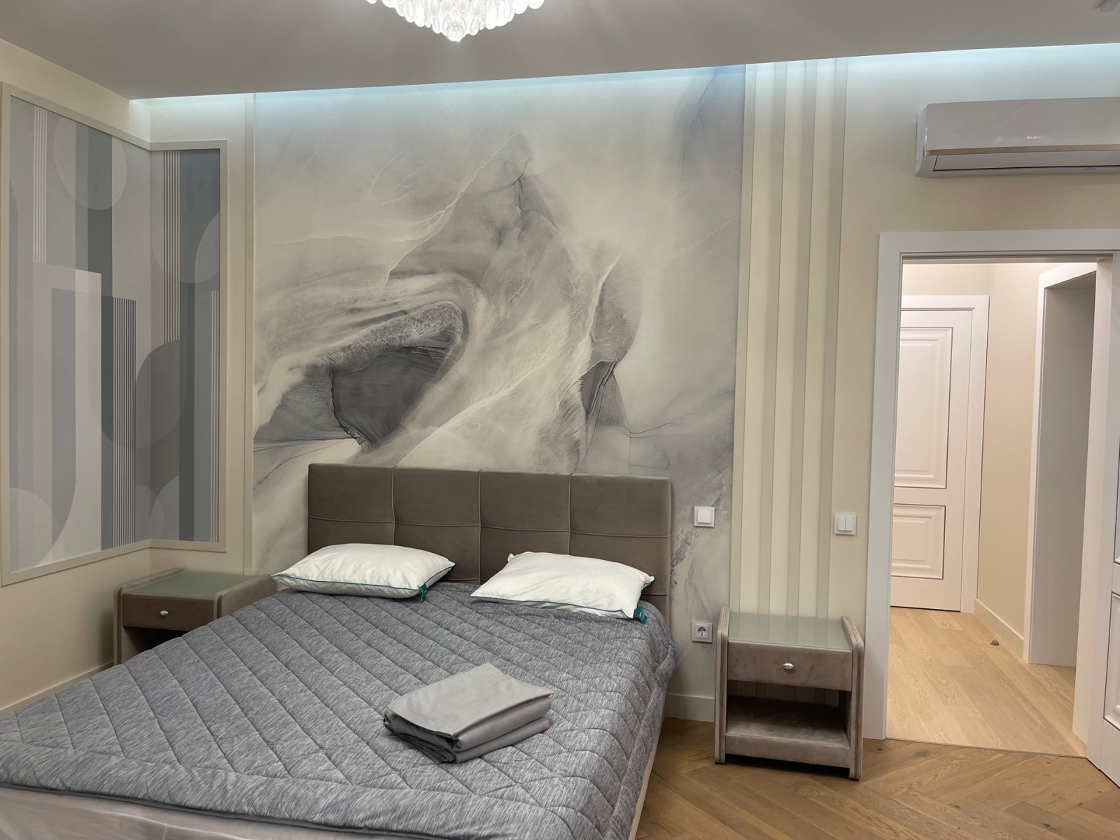 Спальни в проекте жилого дома на побережье, в г. Геленджике