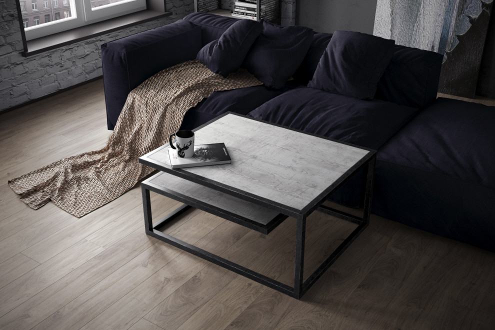 Мрачная и брутальная квартира лофт