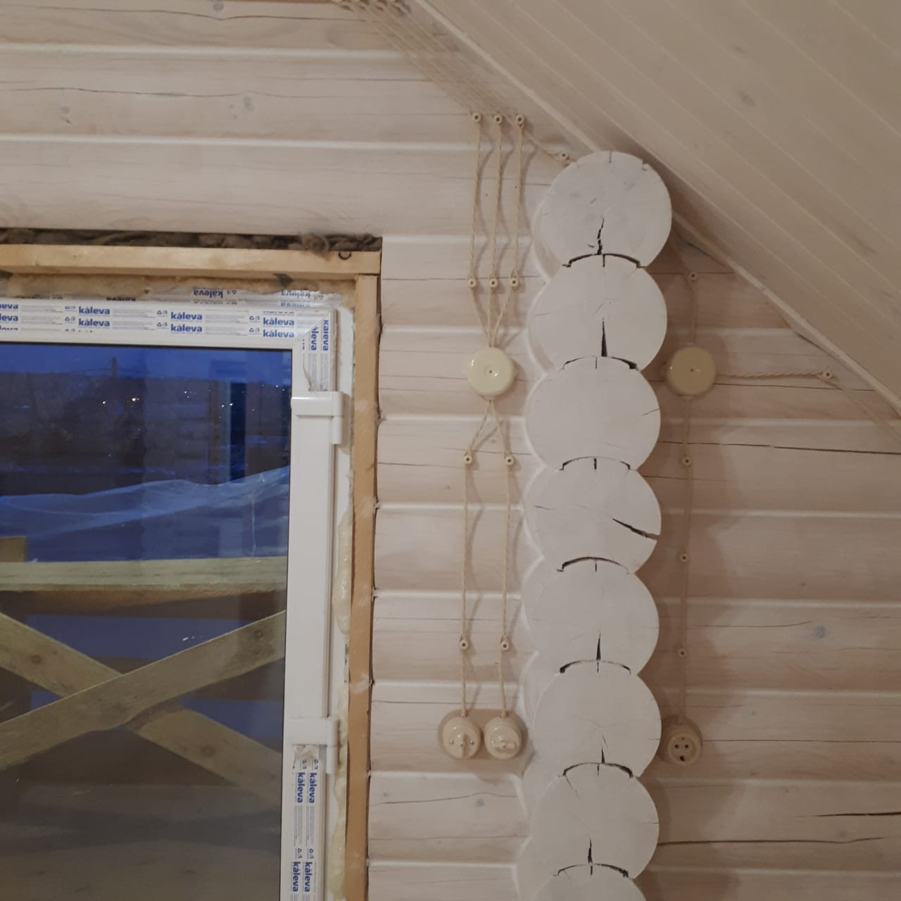 Монтаж электрики в ретро стиле