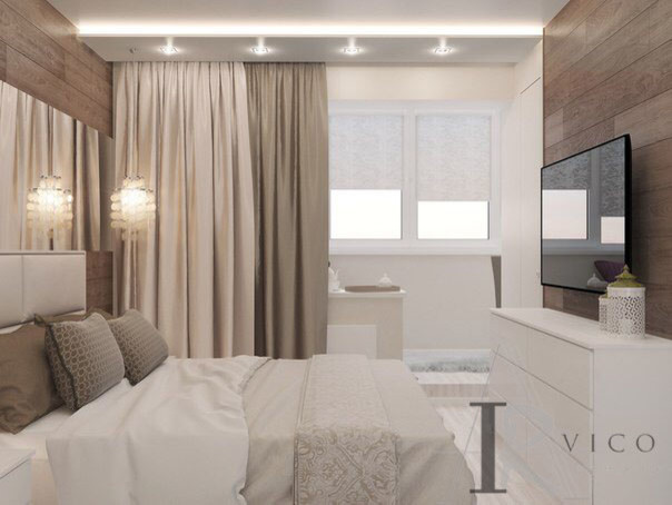 Дизайн проект однокомнатной квартиры для молодой семьи