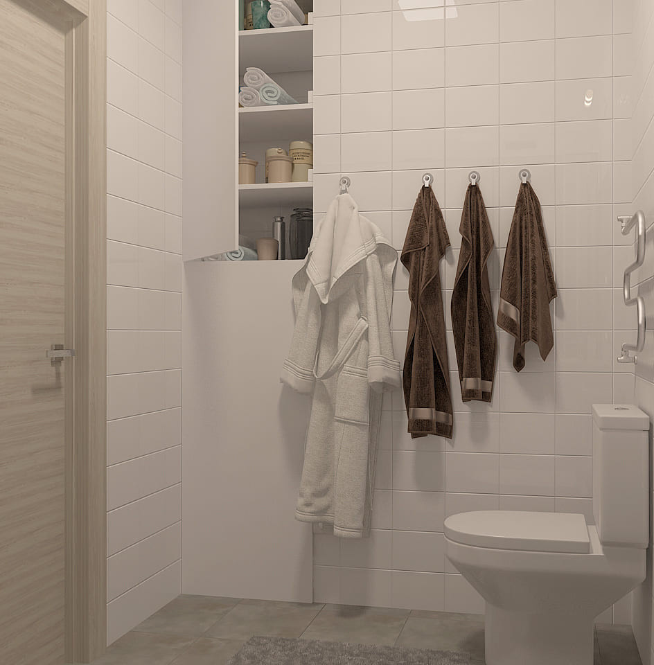 Двухкомнатная. Стены+мебель. Москва