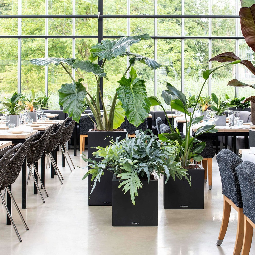 Кашпо со стильными гранями