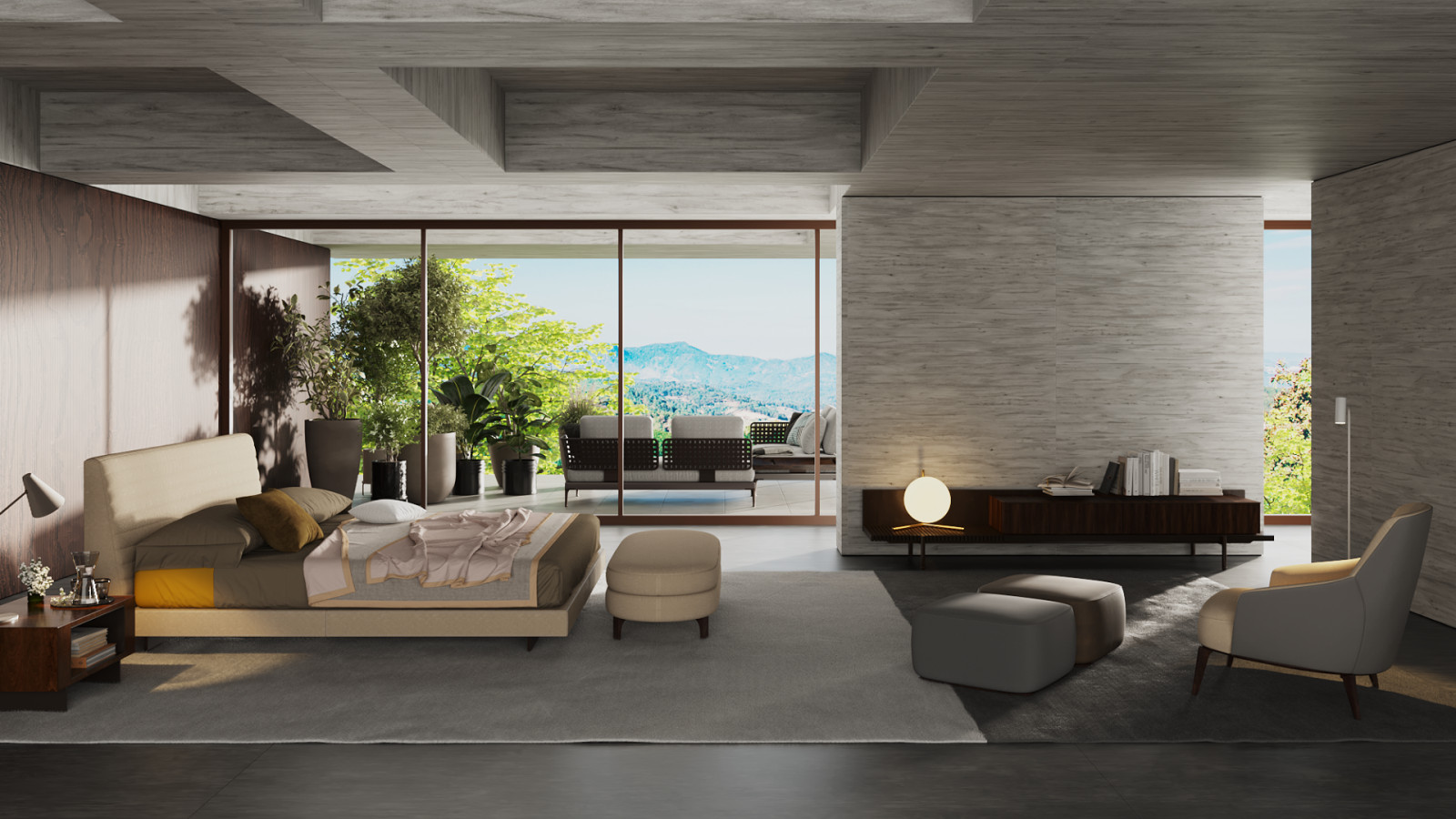 Белоснежная вилла в горах