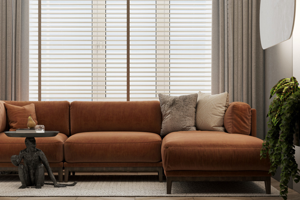 Дизайн трехкомнатной квартиры 90 кв. м.