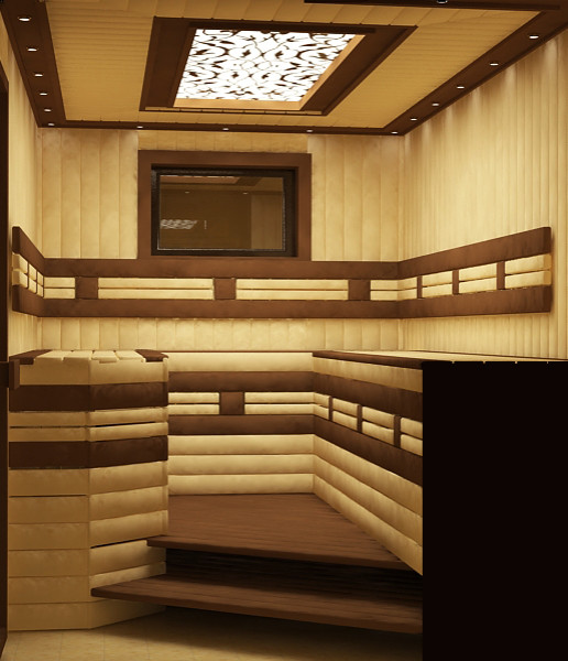 Банный комплекс с интерьером