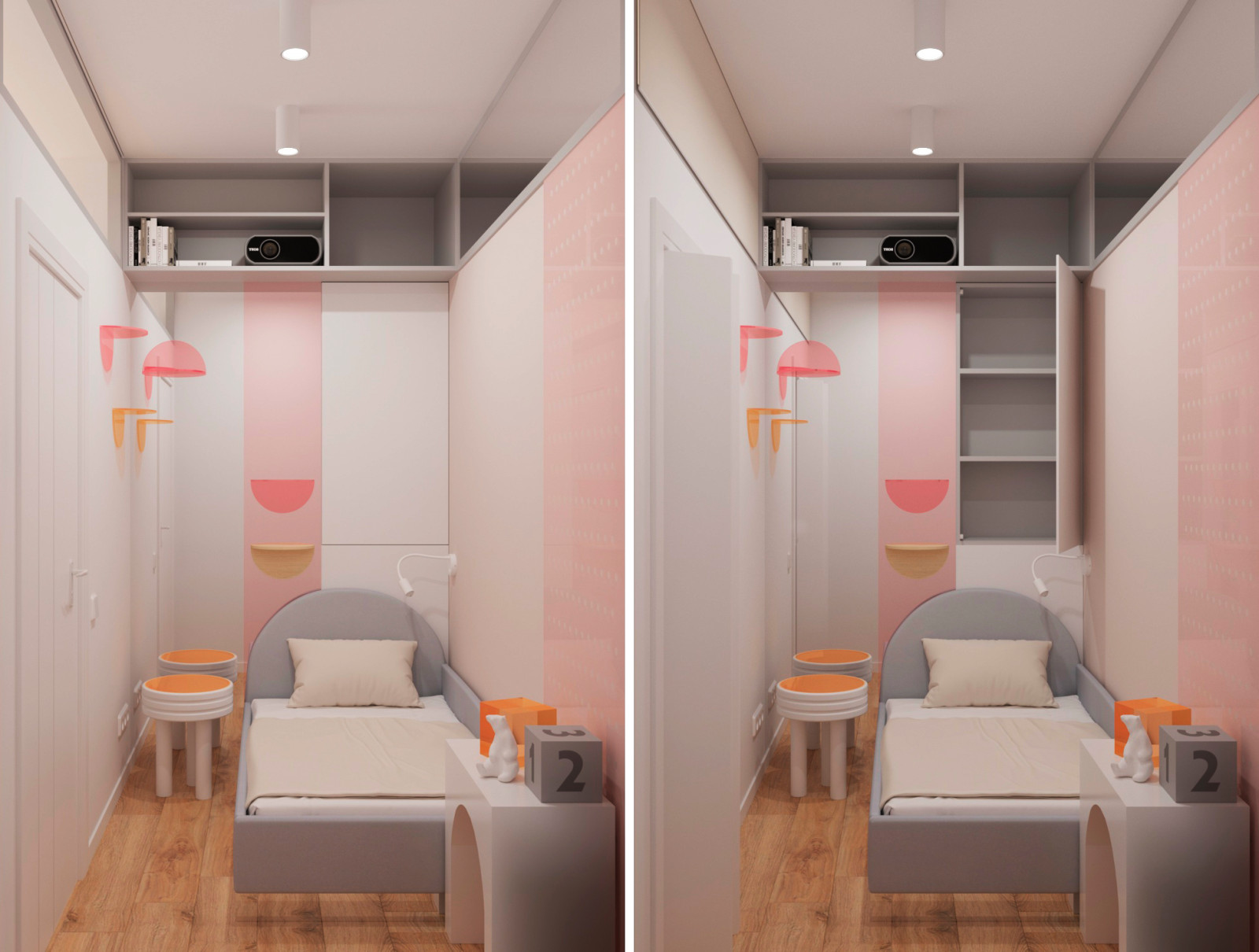 Квартира-студия. Десткая