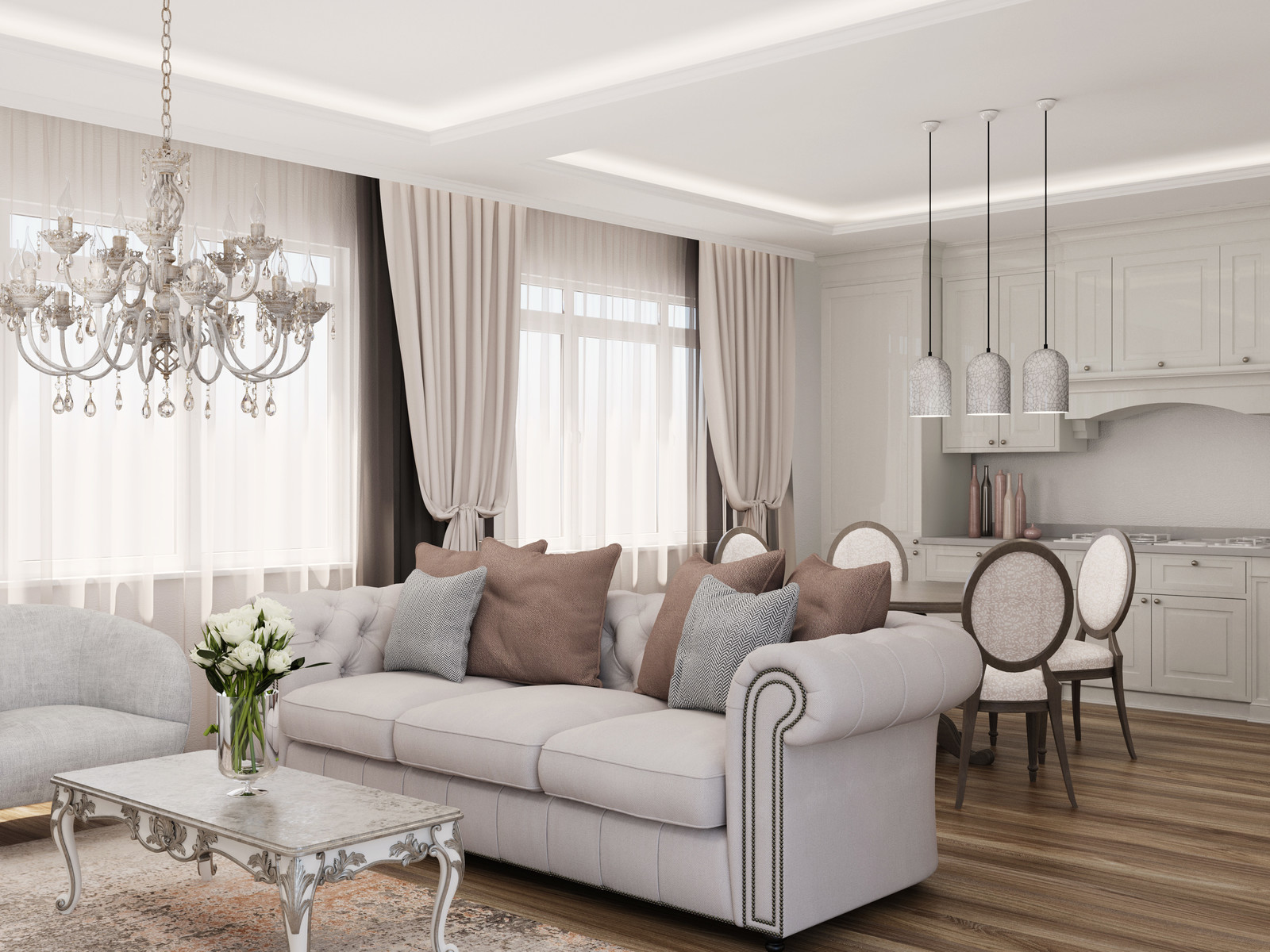 Кухня-гостиная