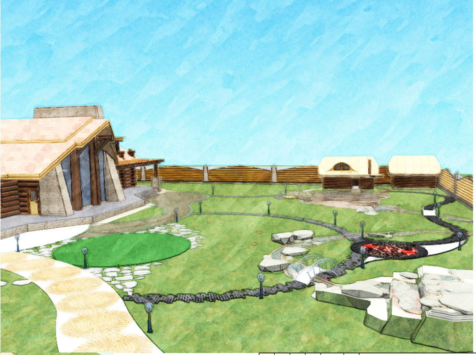 3D  проект благоустройства и озеленения