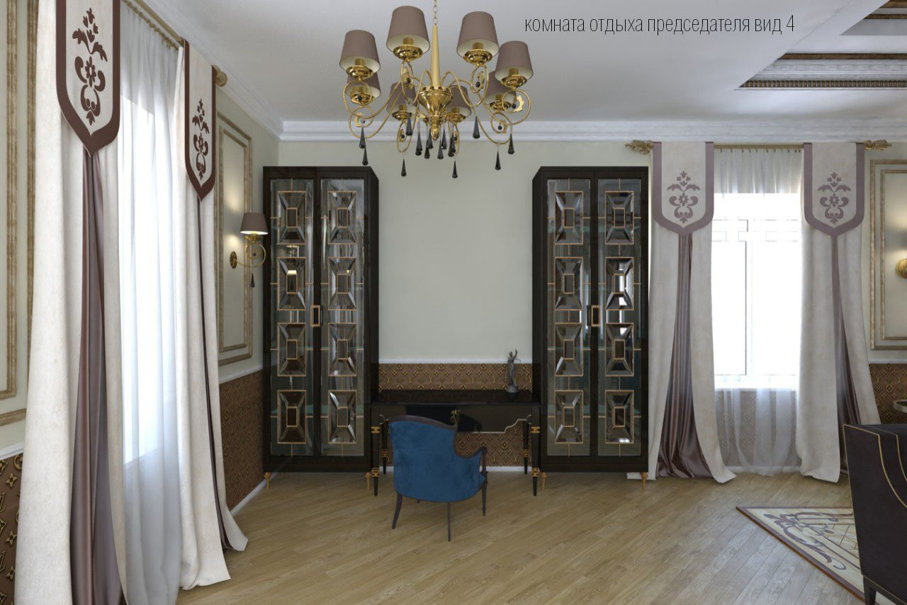 гостиная в  классическом стиле