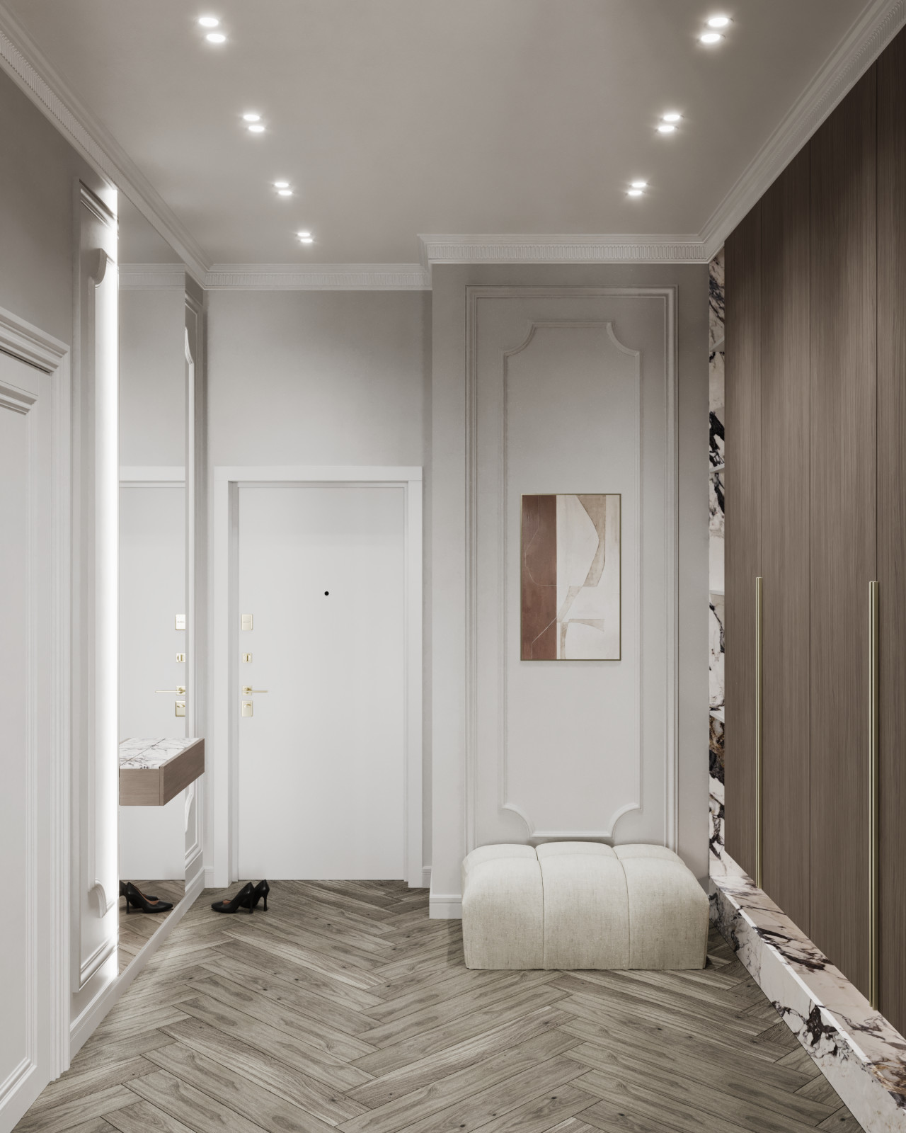 Дизайн интерьера квартиры в жилом комплексе "Сердце Столицы"