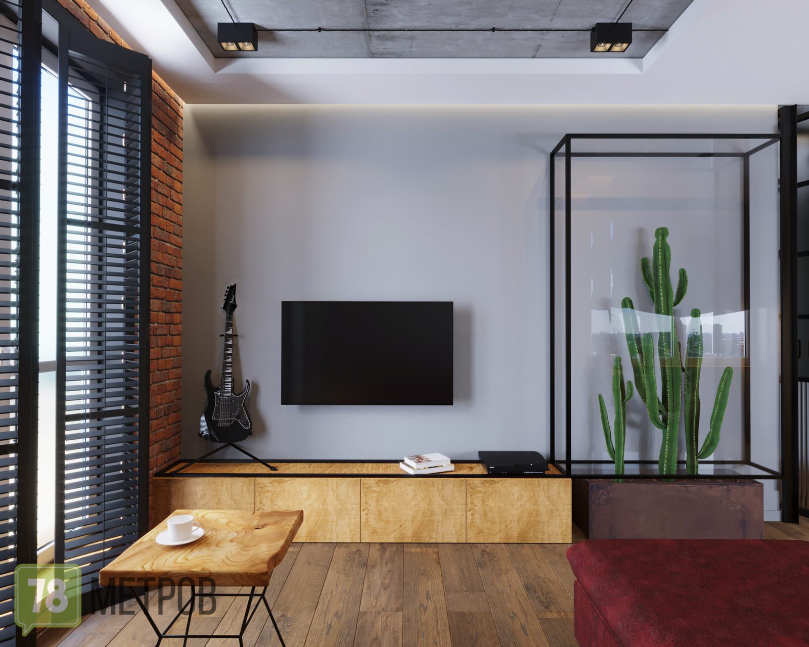 Дизайн-проект квартиры в ЖК "Галактика"