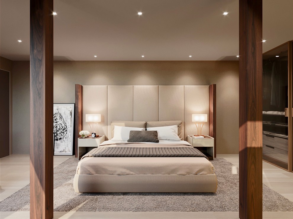 Интерьер двухуровневой квартиры в Калининграде.