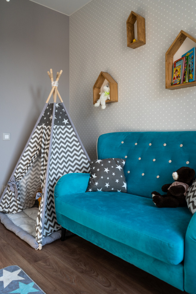 Дизайн интерьера детской для квартиры в ЖК Русский Авангард