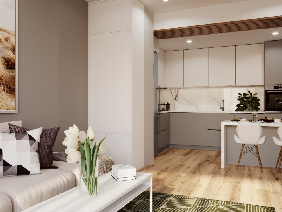 Дизайн проект квартиры  42 кв.м