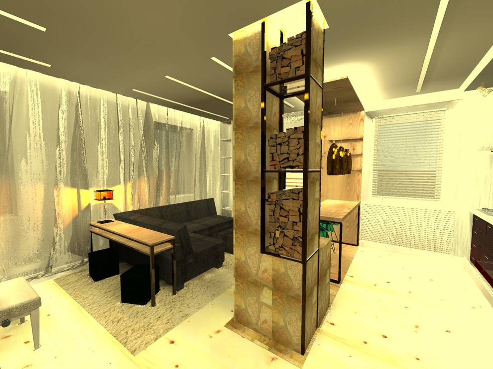 Студия в скандинавском стиле