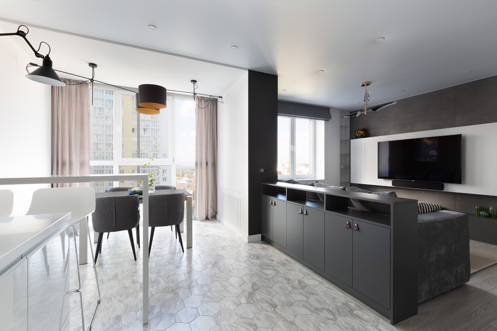 Houzz тур: Квартира в Уфе — с гардеробной на экс-чердаке