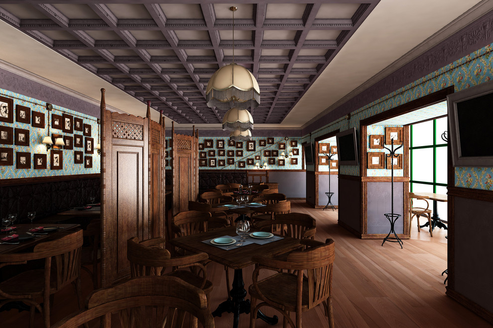 Визуализации интерьеров паб "Пивная Библиотека" г.Волгоград