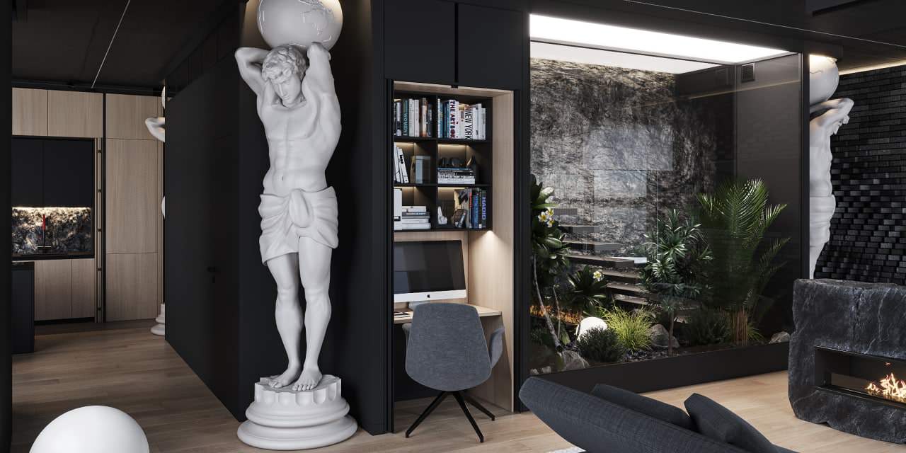 Обложка проекта: Квартира openspace в ЖК КОКОС