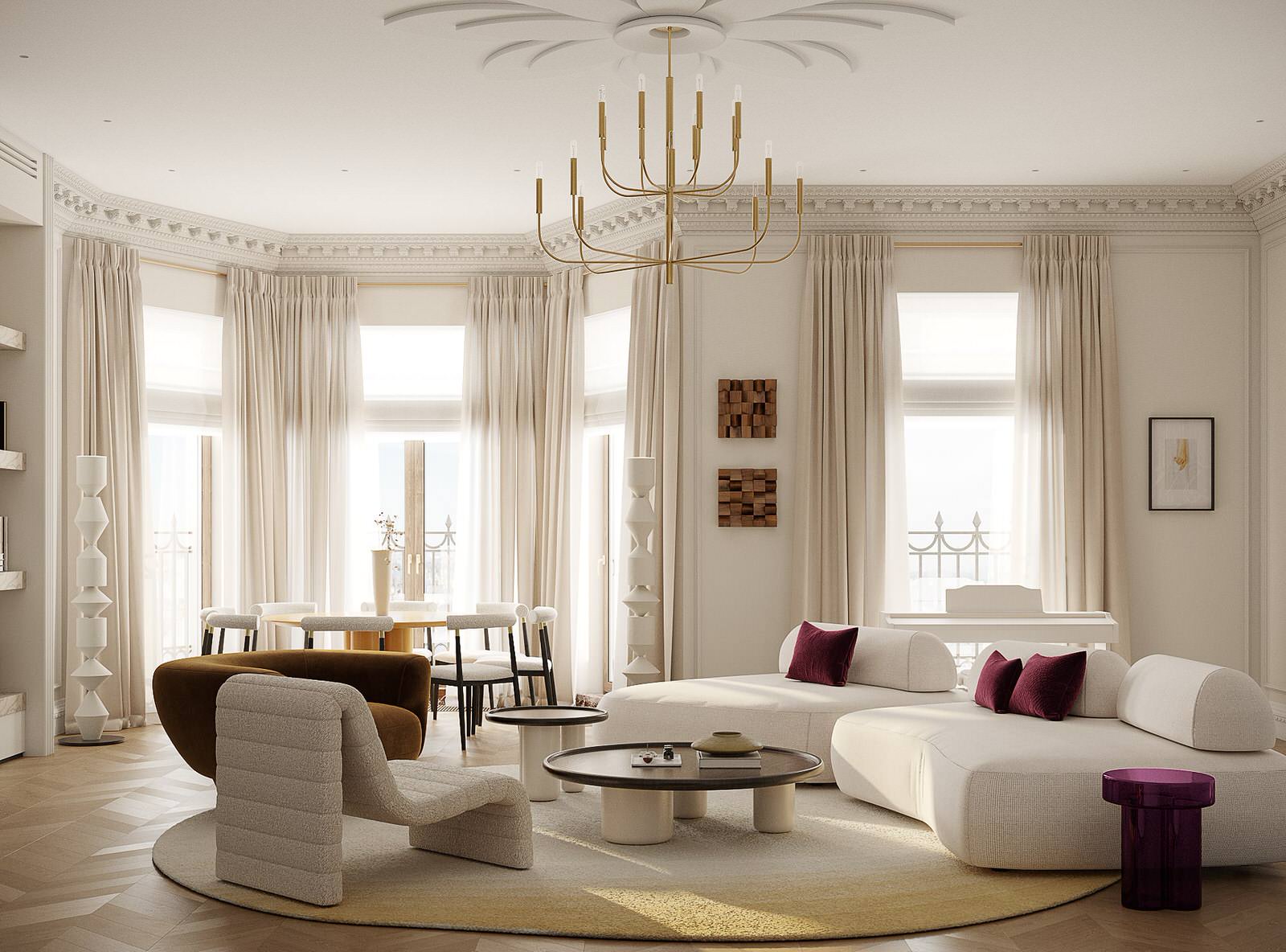 Квартира 290м², Клубный дом «Фонтанка, 76» Hovard Palace