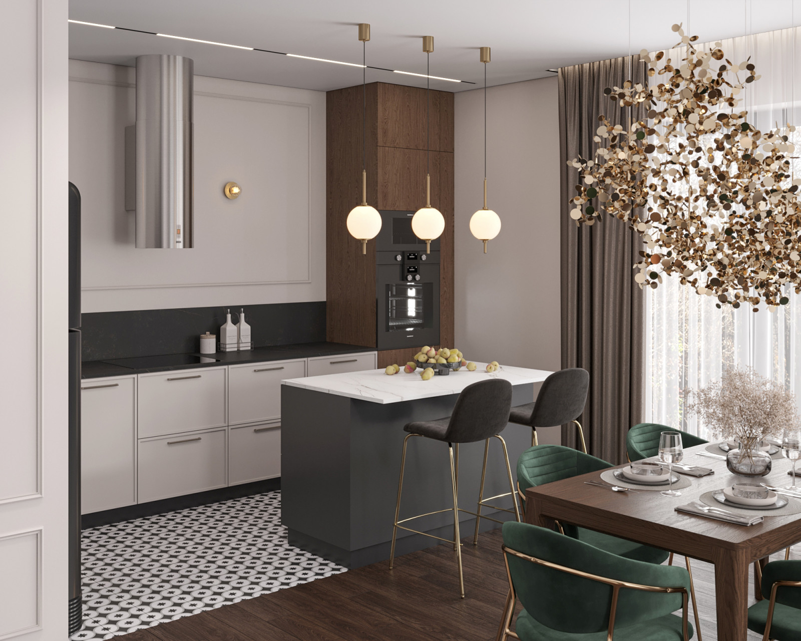 Дизайн проект загородного дома 110 кв.м.