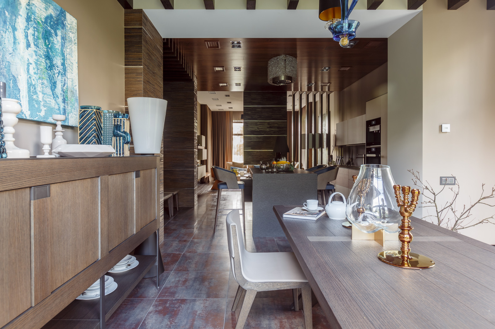 Интерьер частного дома в современном стиле