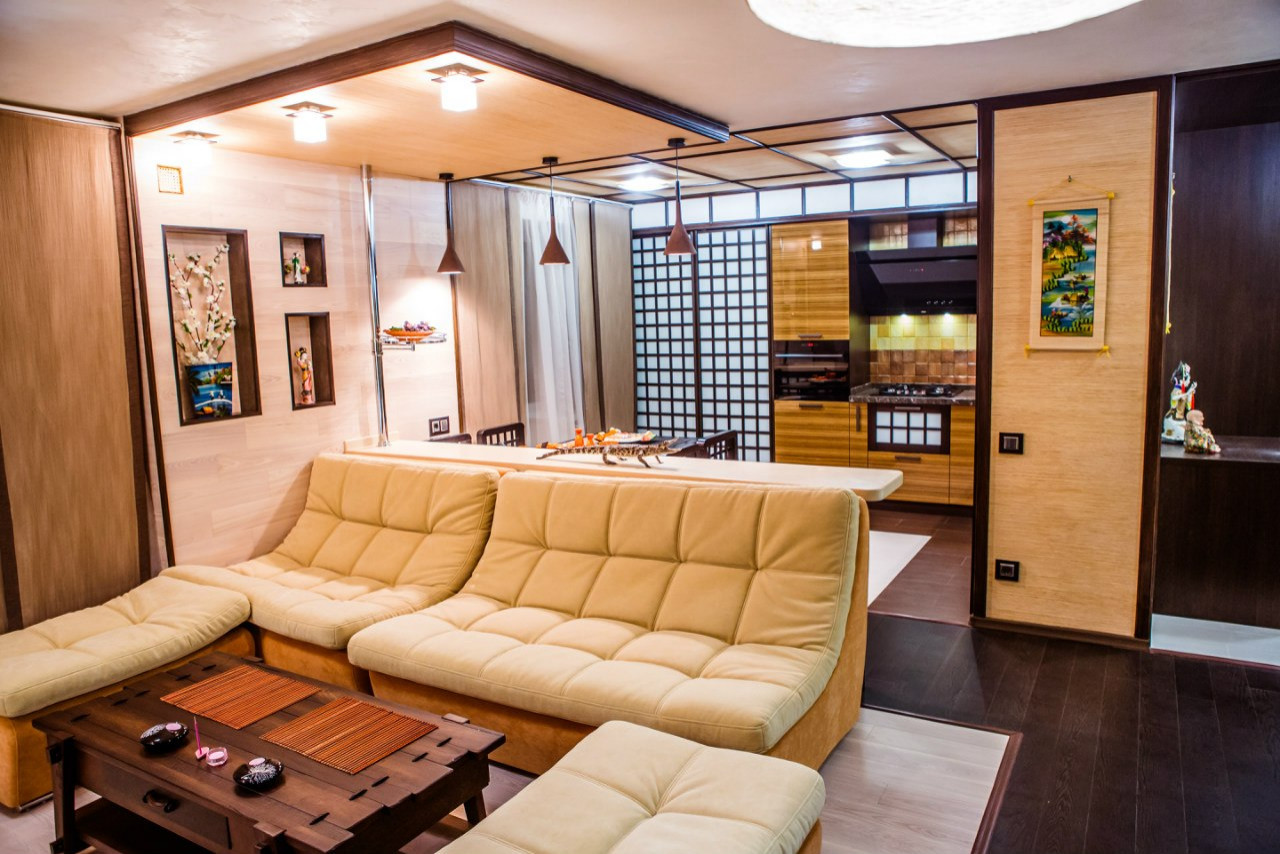 Проект, выполненный по заказу luxe12. Стиль Японский.