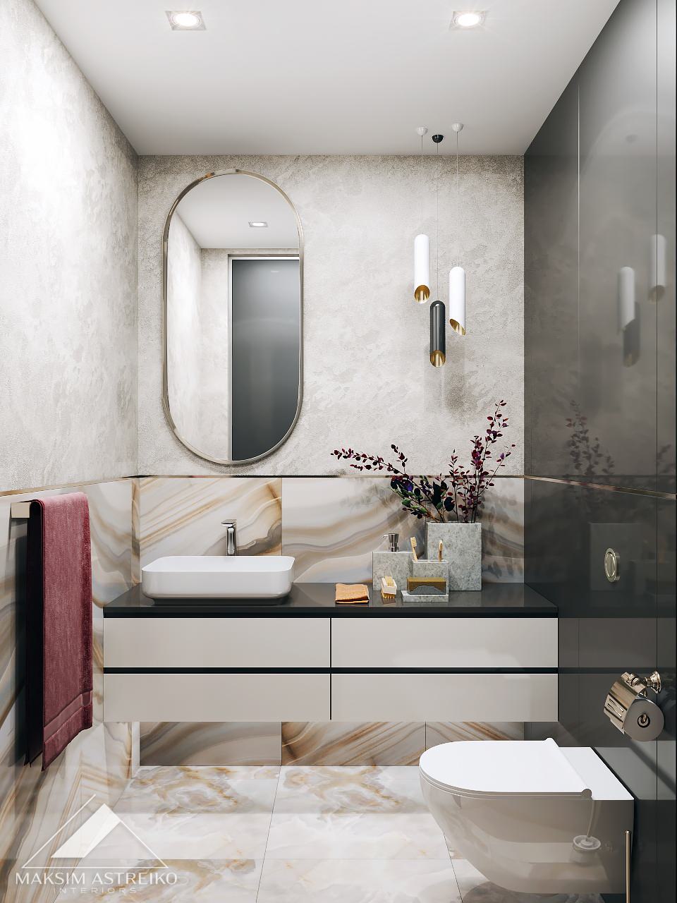 Современный интерьер с элементами арт деко