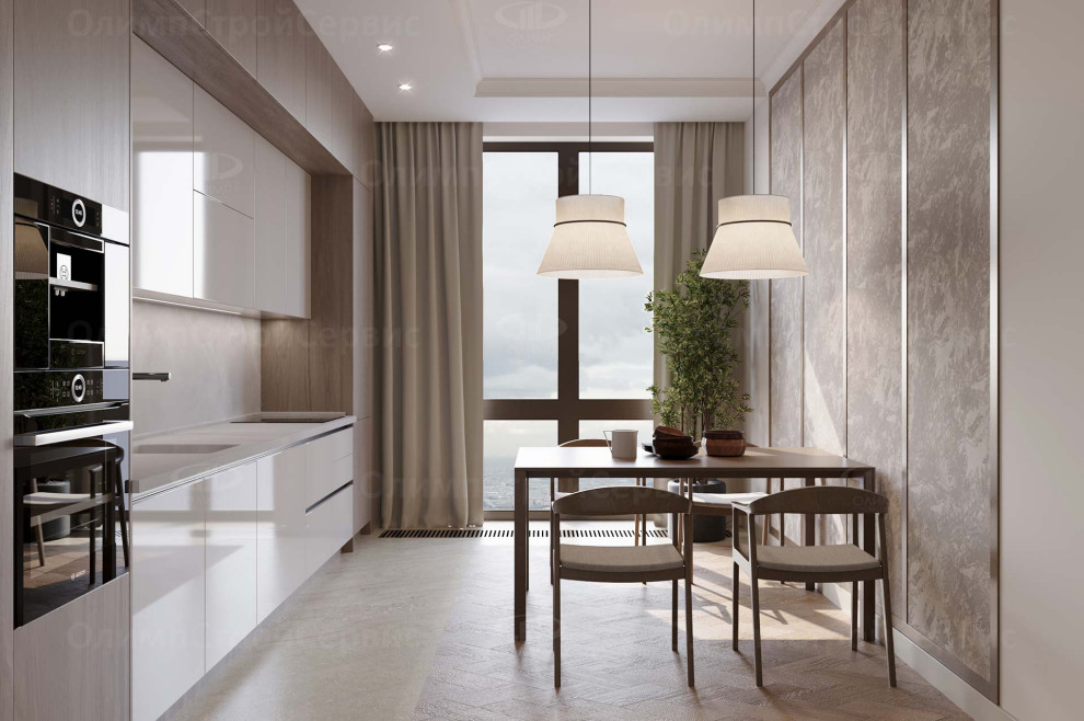 ЖК Румянцево-Парк: дизайн интерьера квартиры 60 кв.м. в современном стиле