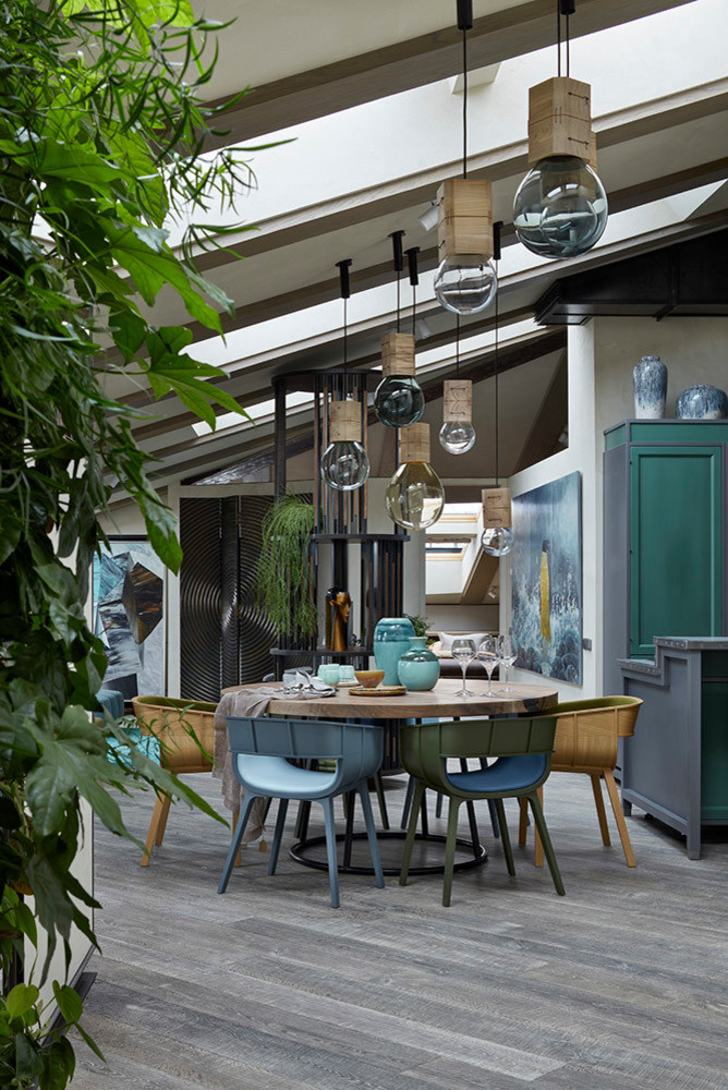 Houzz тур: Интерьер в мансарде — в бывшем здании Кадашевских бань