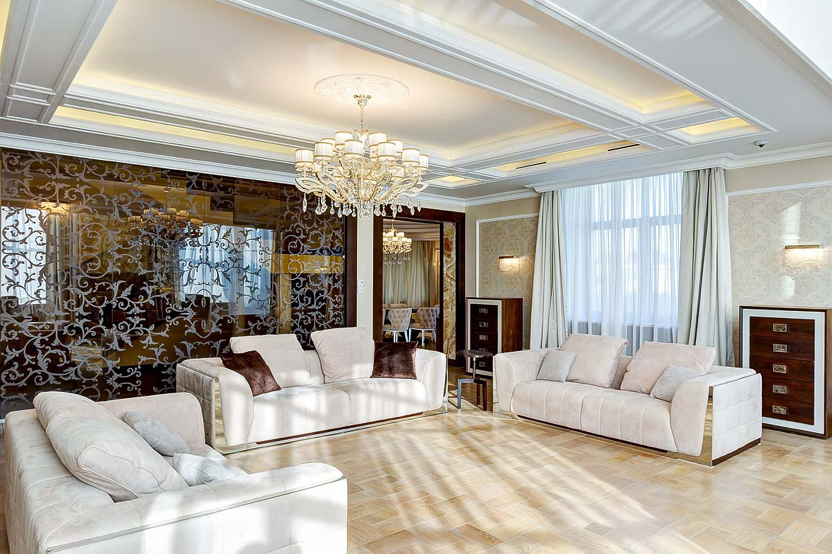 Дом в бежевых тонах