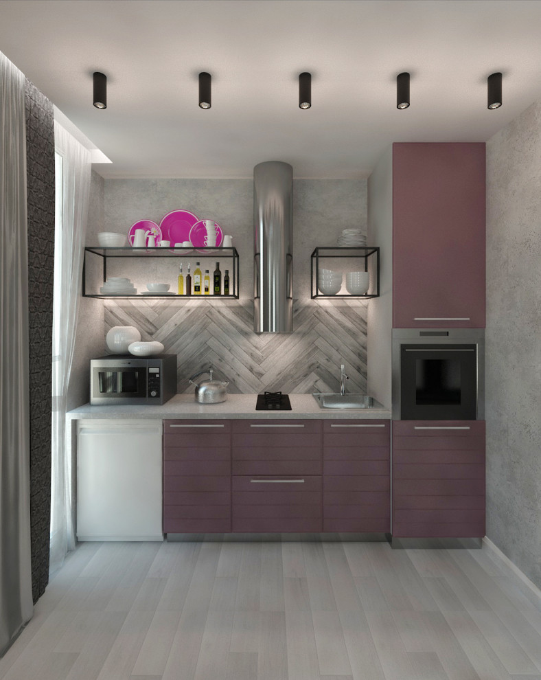 Минимализм в интерьере квартиры для отпуска в городе Сочи.