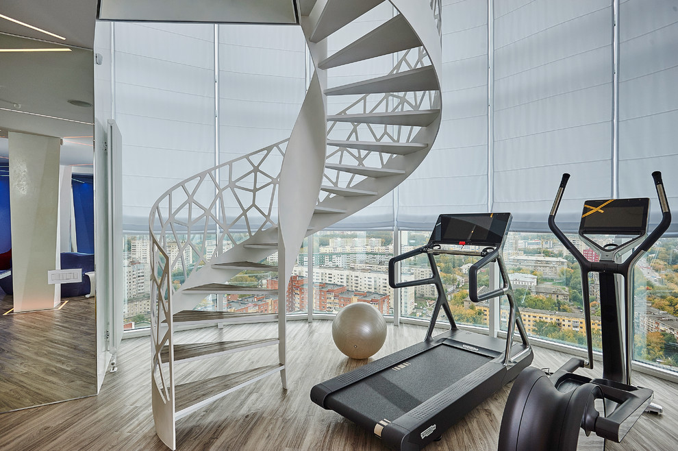 Личный тренажерный зал и СПА. Авторы дизайна Юрий и Ирина Вопшиновы