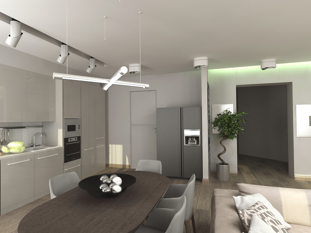 Проект  квартиры в стиле минимализм