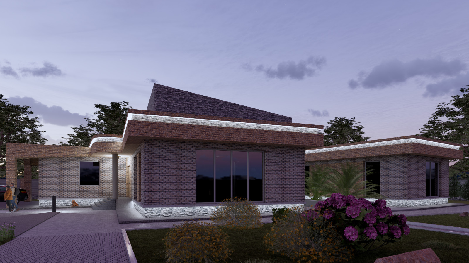 Современный модный жилой дом в Екатеринбурге