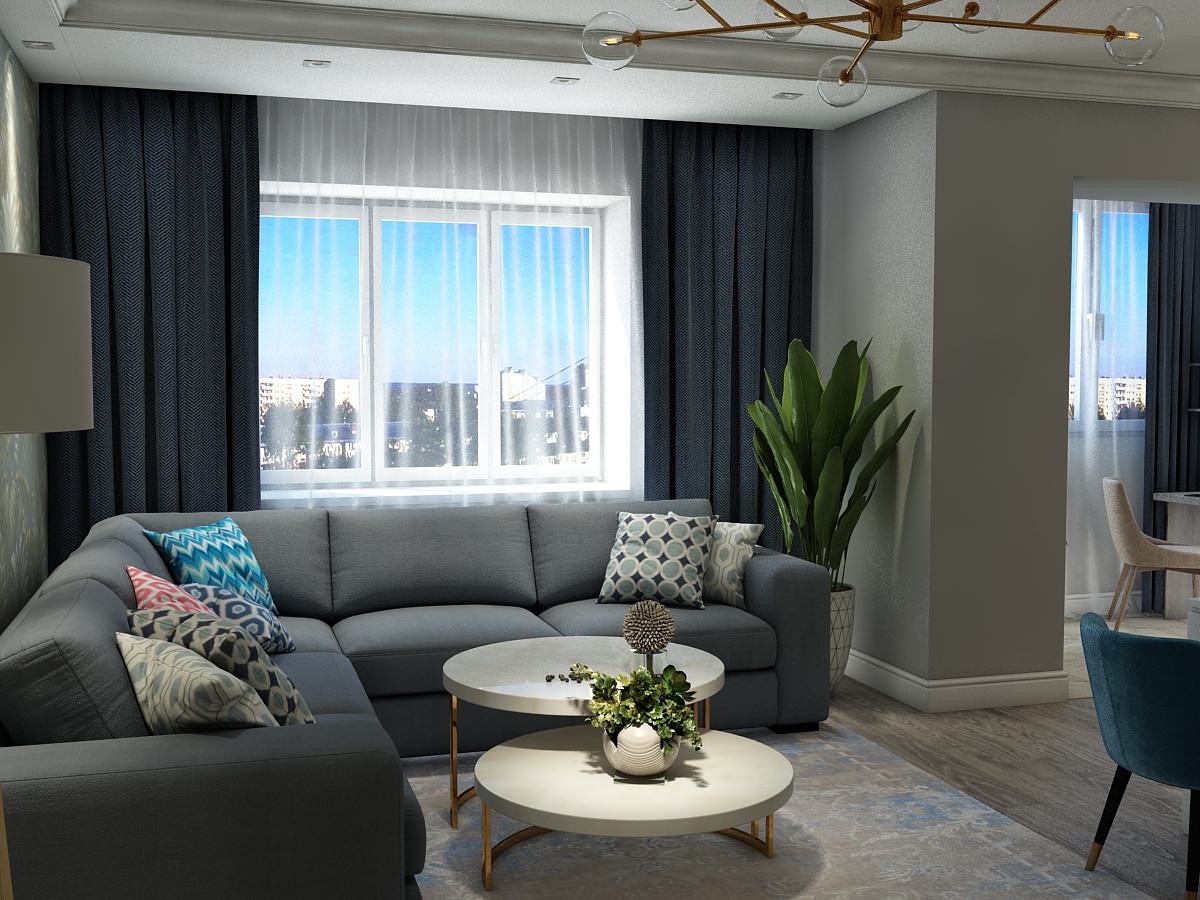 Кухня-гостиная