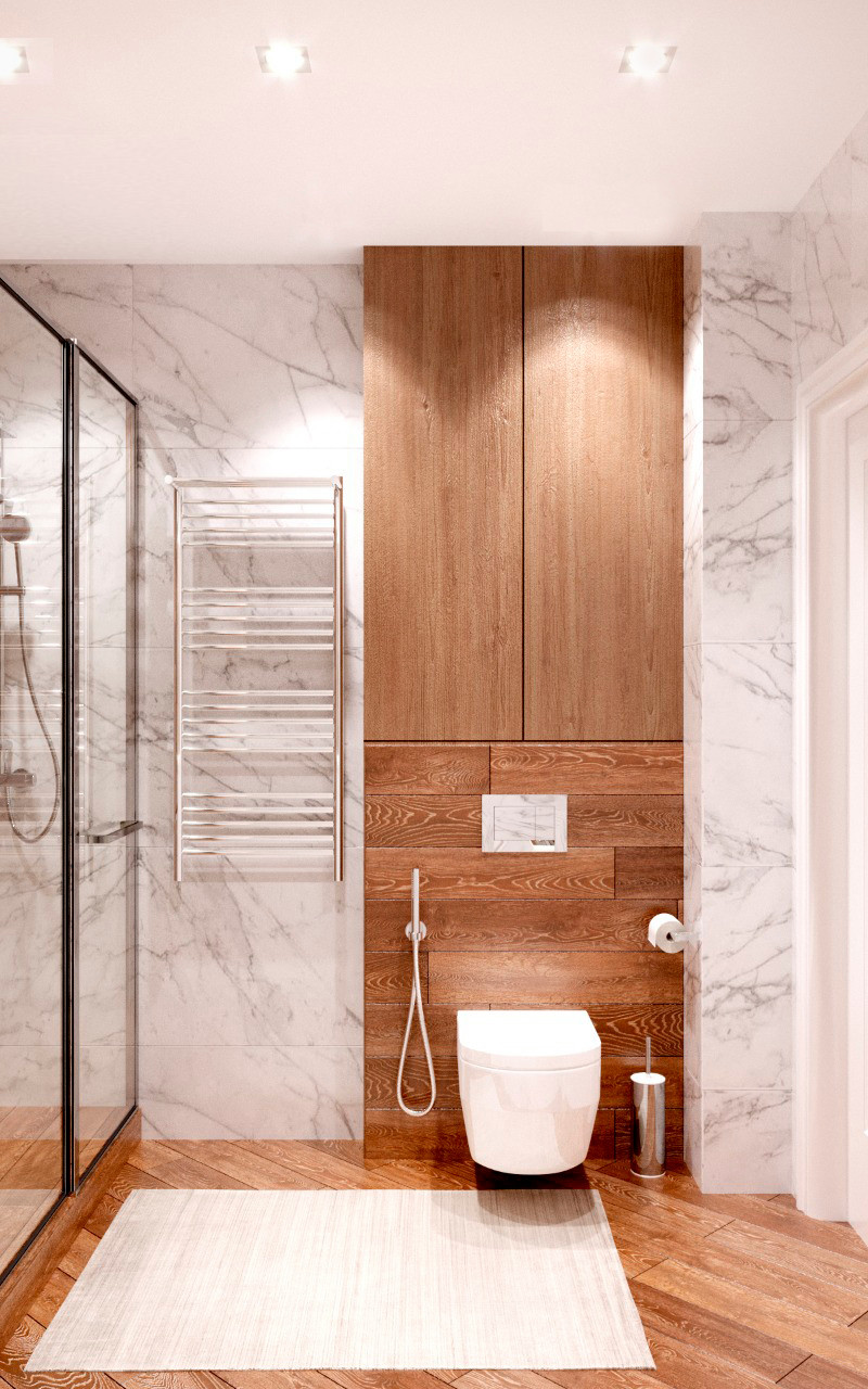 Лед и пламень. Ванная комната.