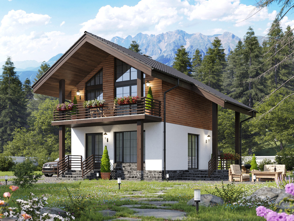 Обложка проекта: Ривьера - 78 кв.м - Шале