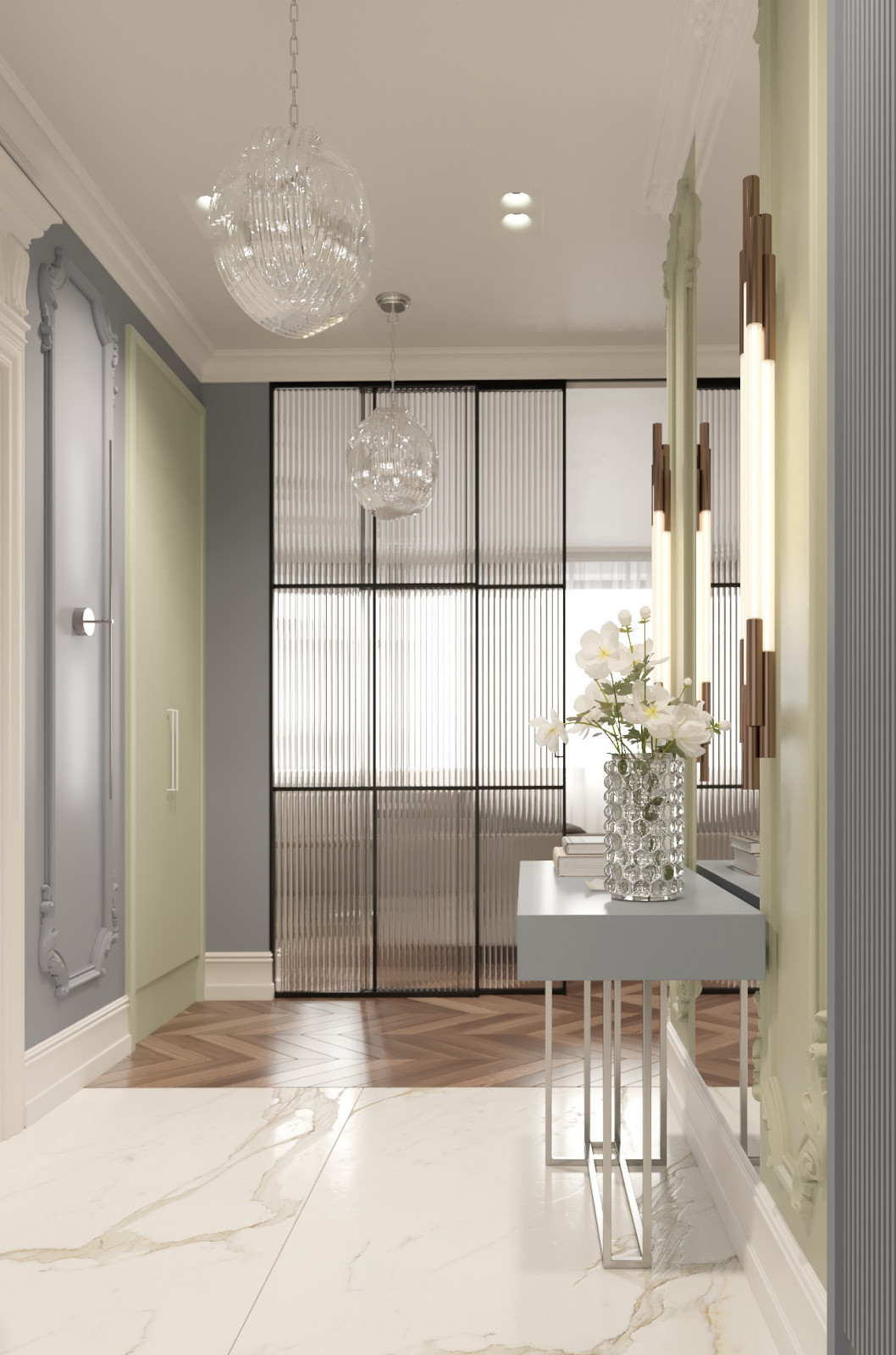 Современный  элегантный интерьер