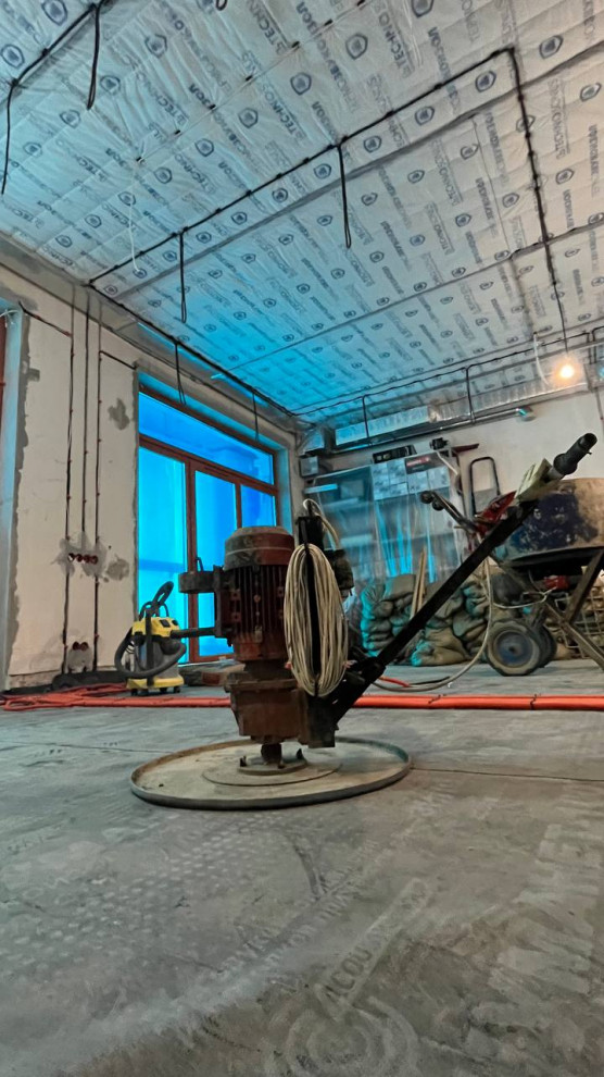 Обложка проекта: Штукатурные работы и монтаж стяжки