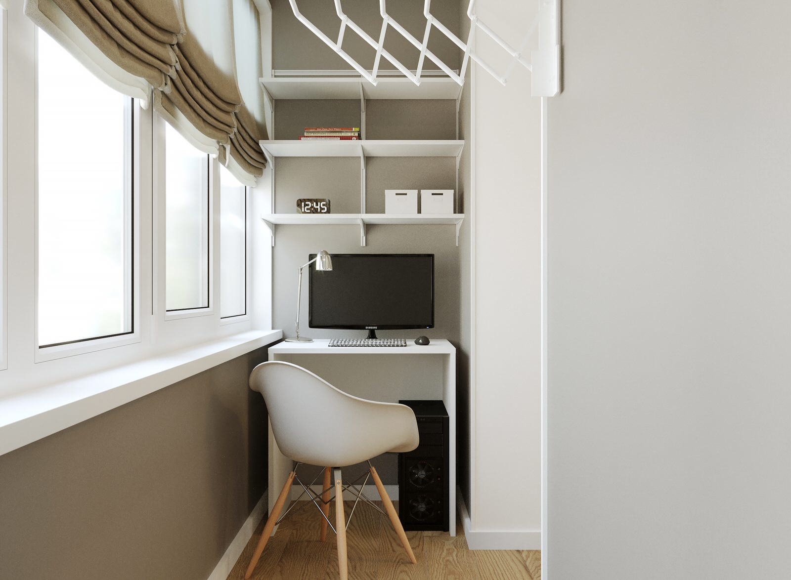 визуализация жилой комнаты