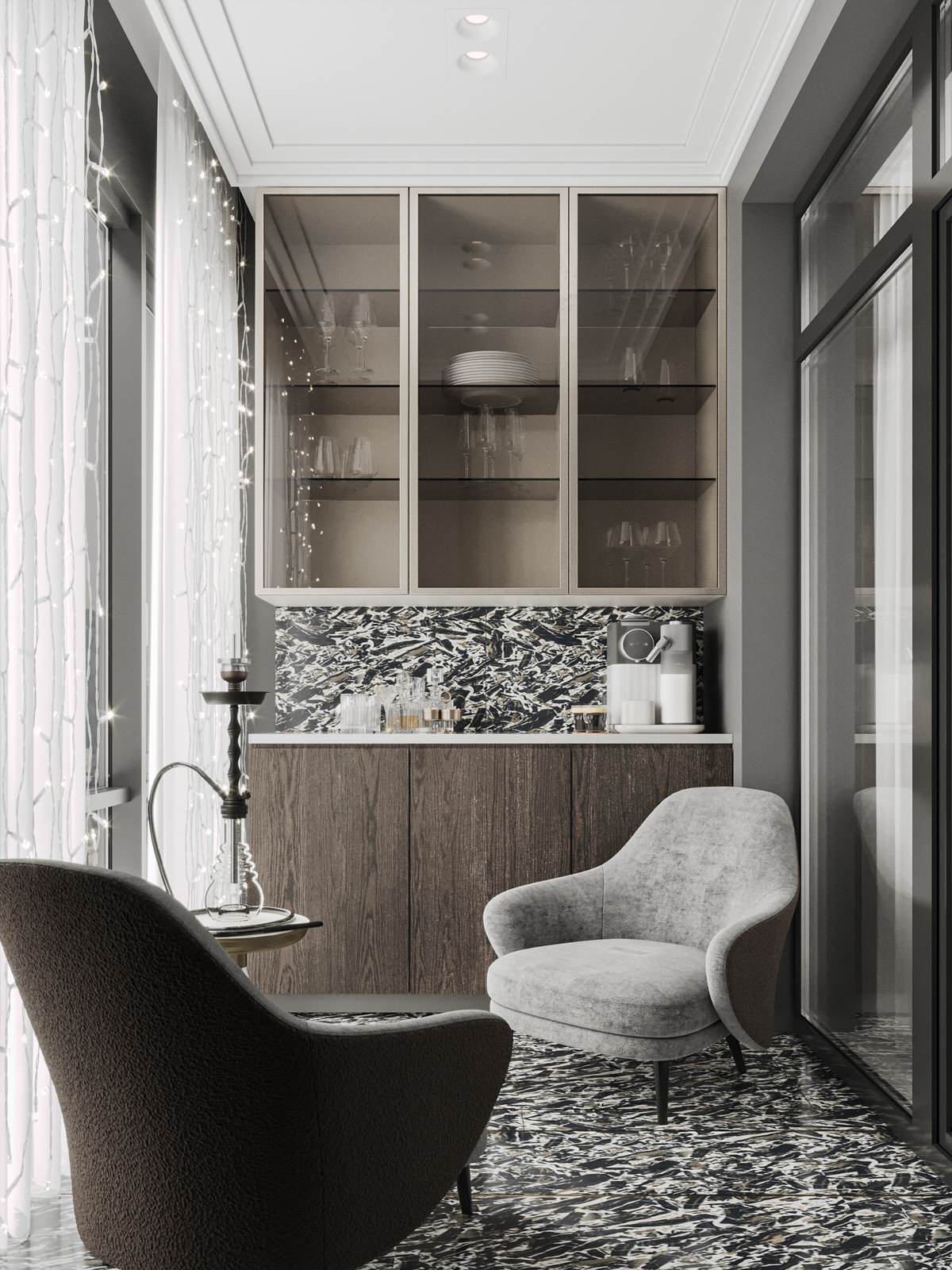 Дизайн-проект квартиры, ЖК Михайловский, Новосибирск