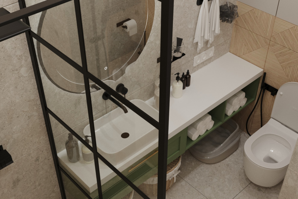 Яркий интерьер квартиры в стиле сканди