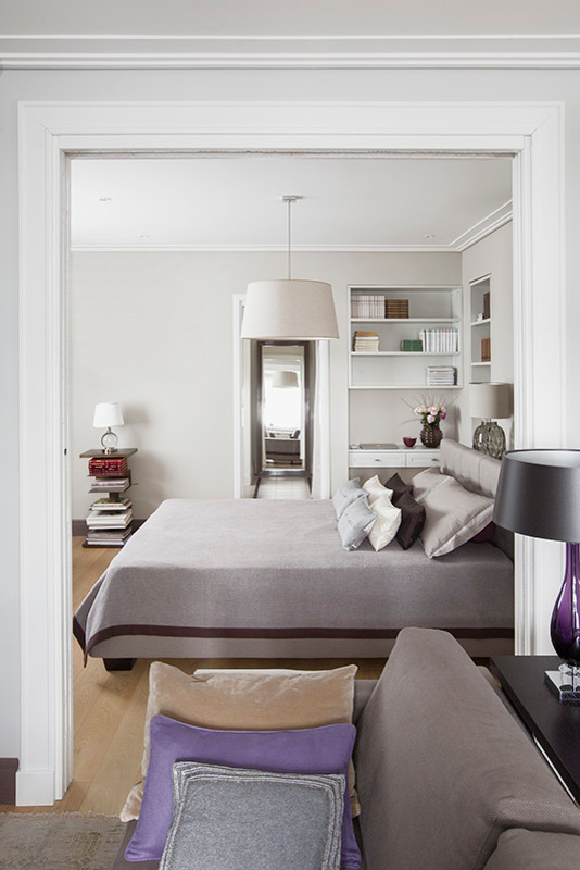 Houzz тур: Современная классика и анфилады в семейной квартире