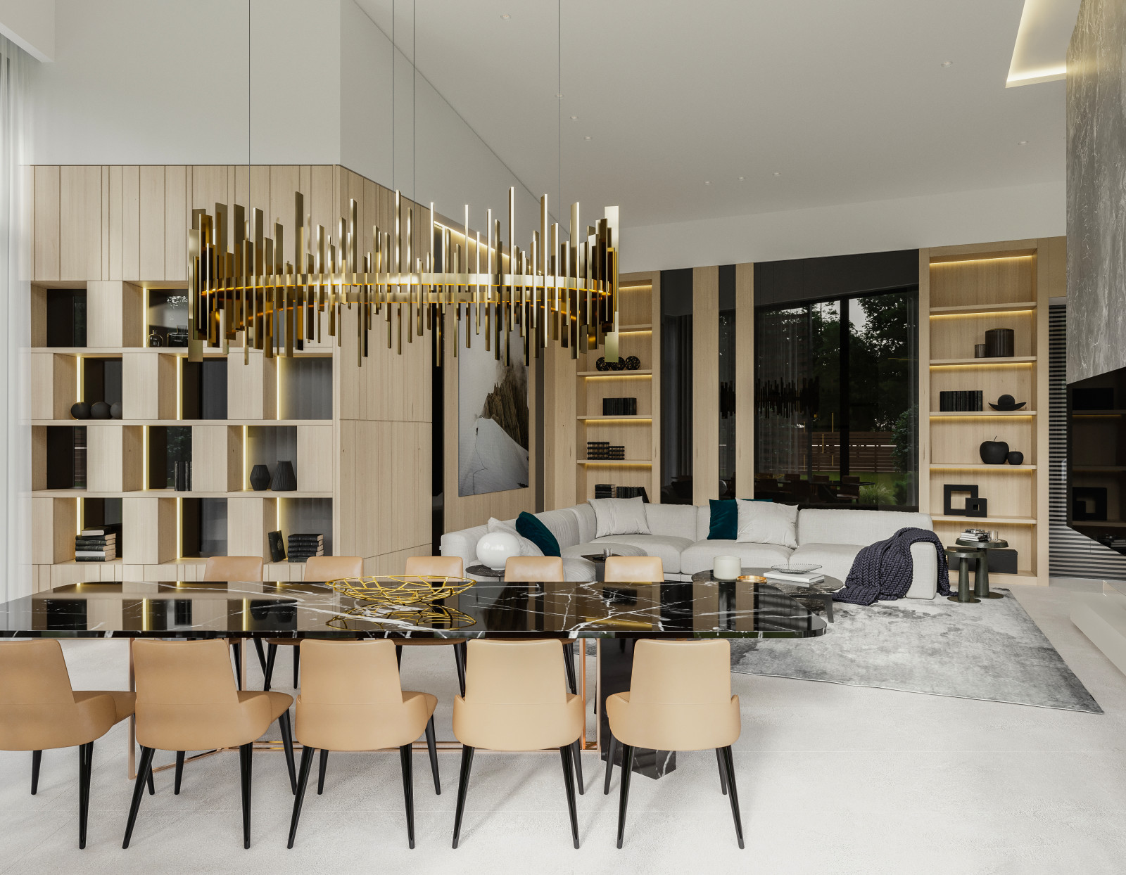 Интерьер дома в Осеченках