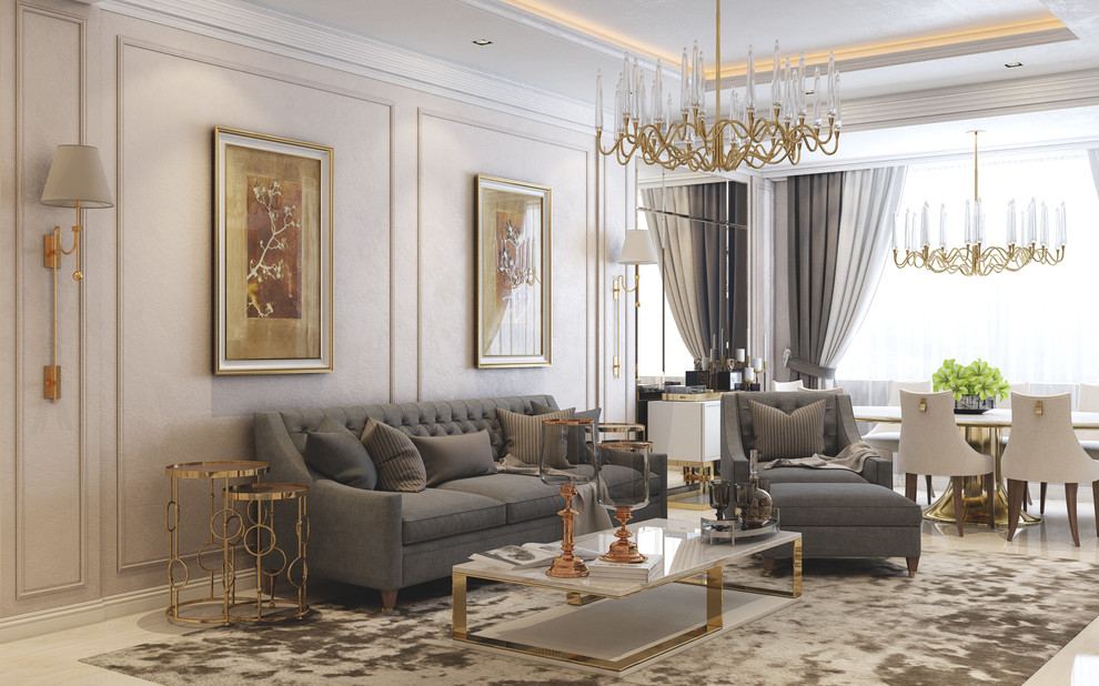 Обложка проекта: Дизайн интерьера гостиной